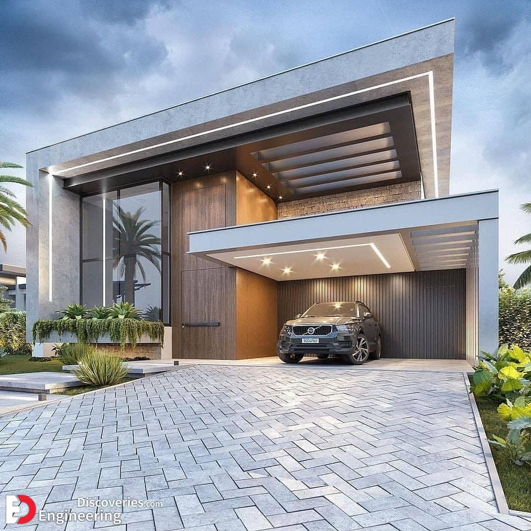 طراحی نما مدرن ویلا لوکس